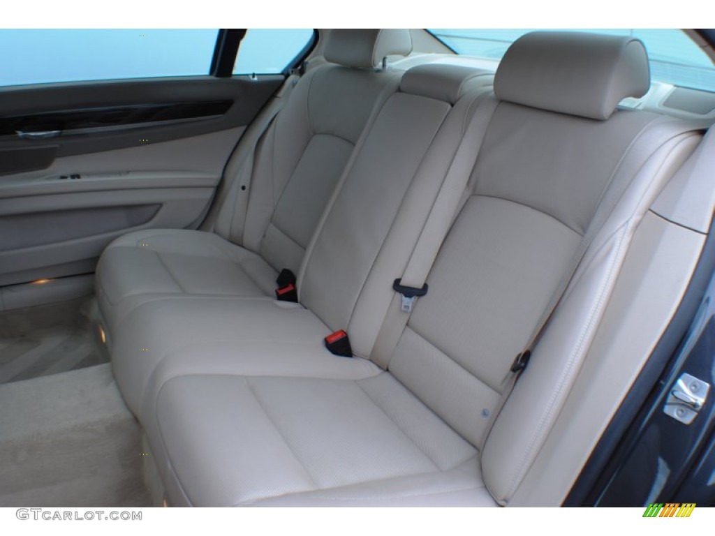 2010 7 Series 750Li xDrive Sedan - Dark Graphite Metallic / Oyster Nappa Leather photo #18