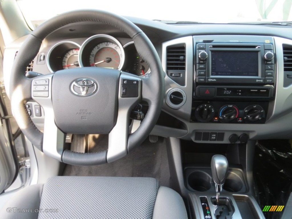 2013 Toyota Tacoma V6 TRD Sport Double Cab 4x4 Graphite Dashboard Photo #73732318
