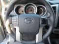 Graphite 2013 Toyota Tacoma V6 TRD Sport Double Cab 4x4 Steering Wheel