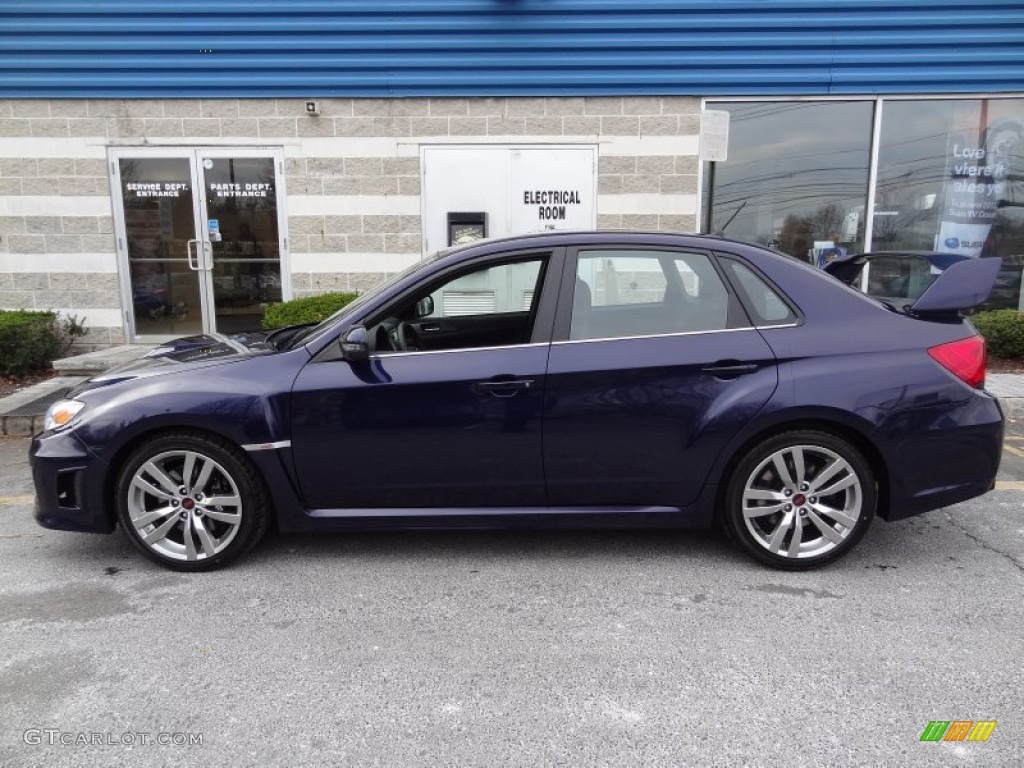 WRX Plasma Blue 2012 Subaru Impreza WRX STi 4 Door Exterior Photo #73733372