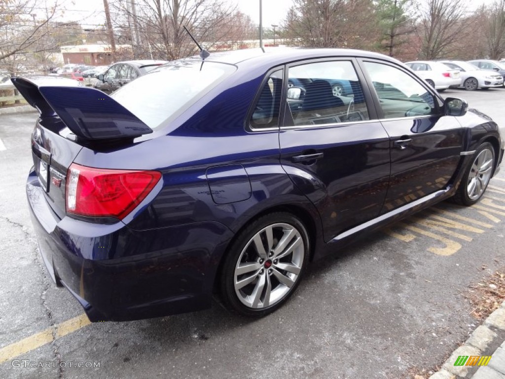 2012 Impreza WRX STi 4 Door - WRX Plasma Blue / Black photo #8