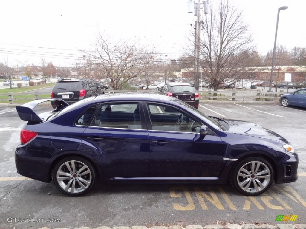 2012 Impreza WRX STi 4 Door - WRX Plasma Blue / Black photo #9