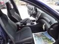  2012 Impreza WRX STi 4 Door Black Interior