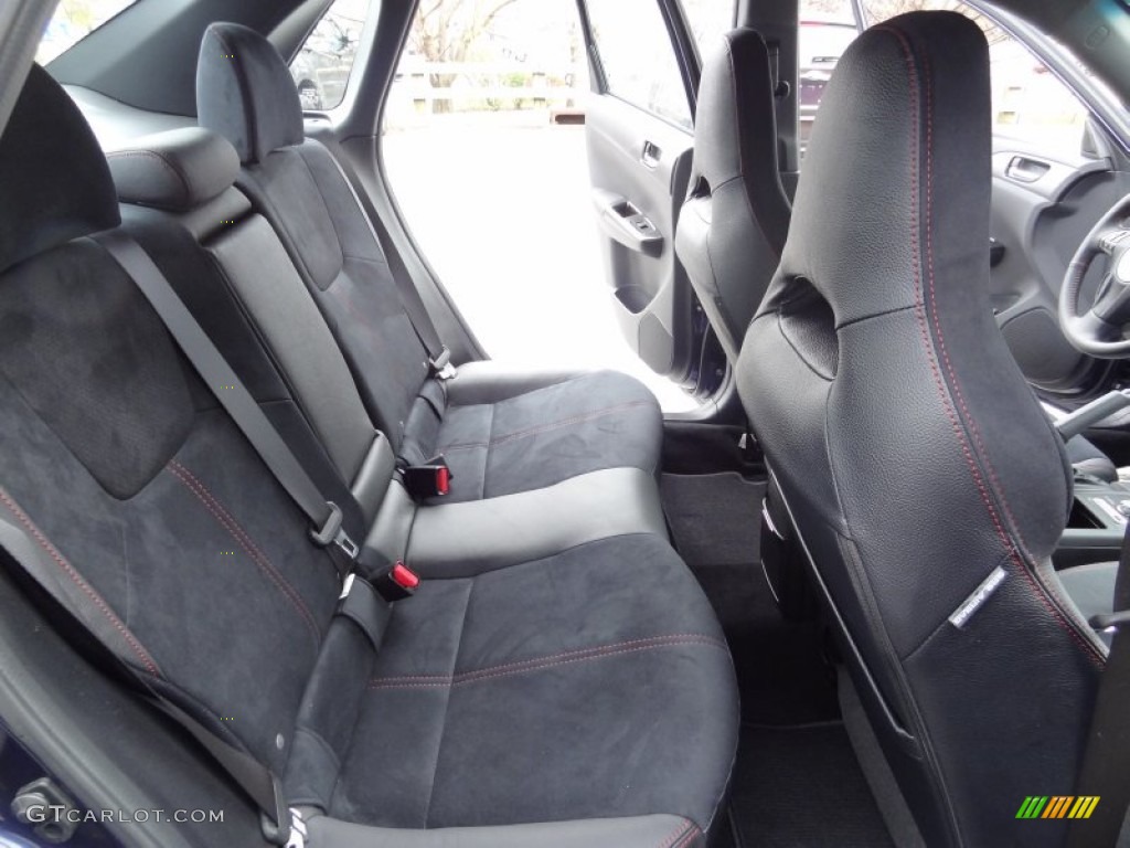 2012 Subaru Impreza WRX STi 4 Door Rear Seat Photo #73733755