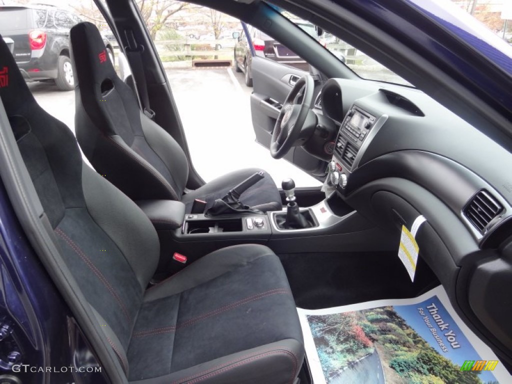 Black Interior 2012 Subaru Impreza WRX STi 4 Door Photo #73733807
