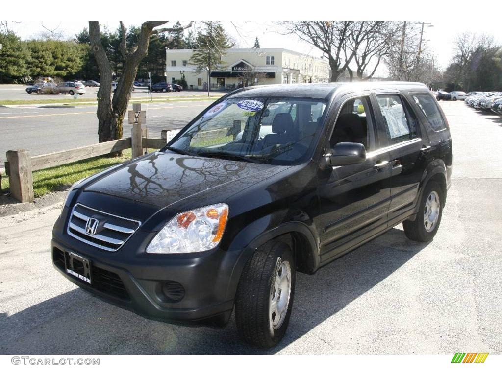 2006 CR-V LX 4WD - Nighthawk Black Pearl / Black photo #1