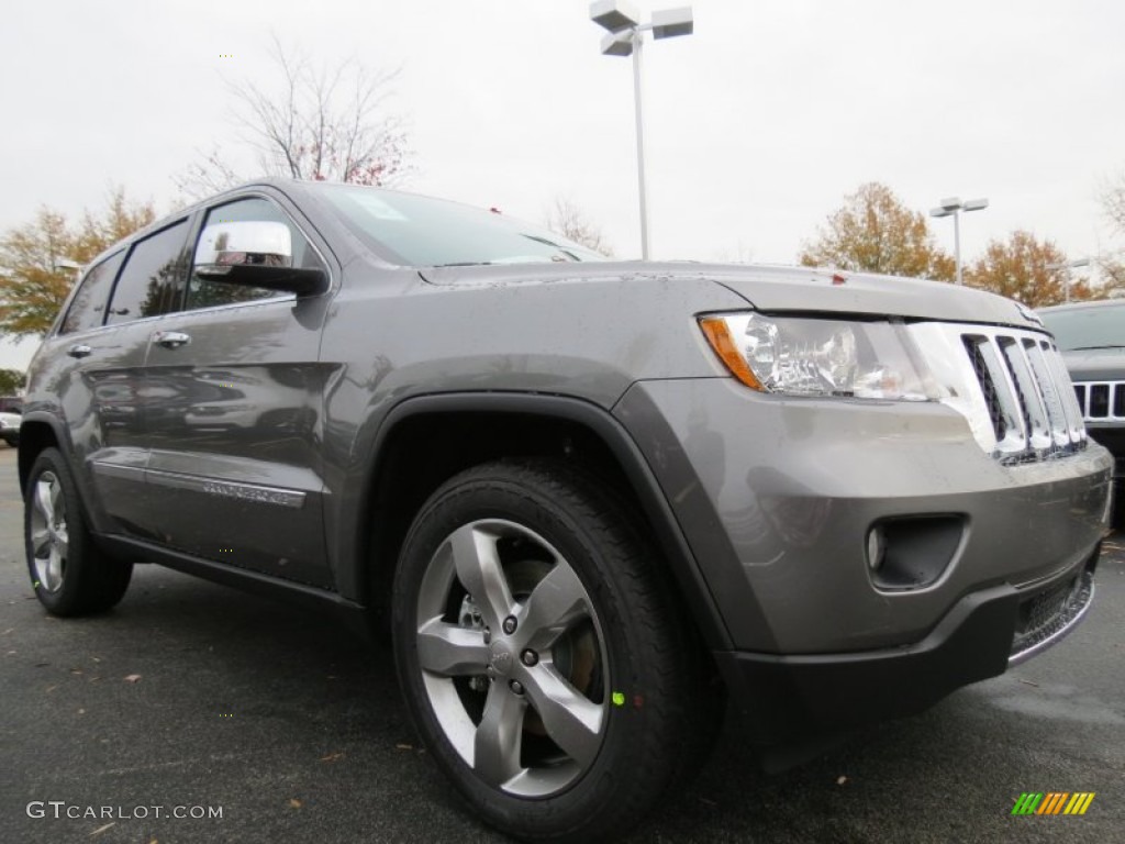 Mineral Gray Metallic 2013 Jeep Grand Cherokee Overland 4x4 Exterior Photo #73734101