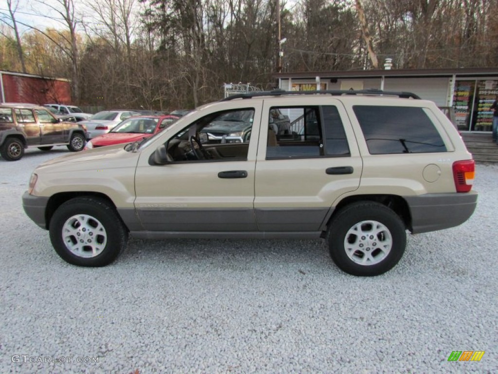 2000 Grand Cherokee Laredo 4x4 - Champagne Pearlcoat / Taupe photo #9