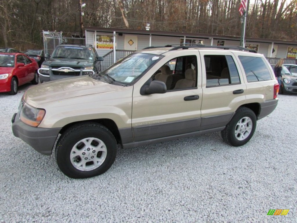 2000 Grand Cherokee Laredo 4x4 - Champagne Pearlcoat / Taupe photo #10