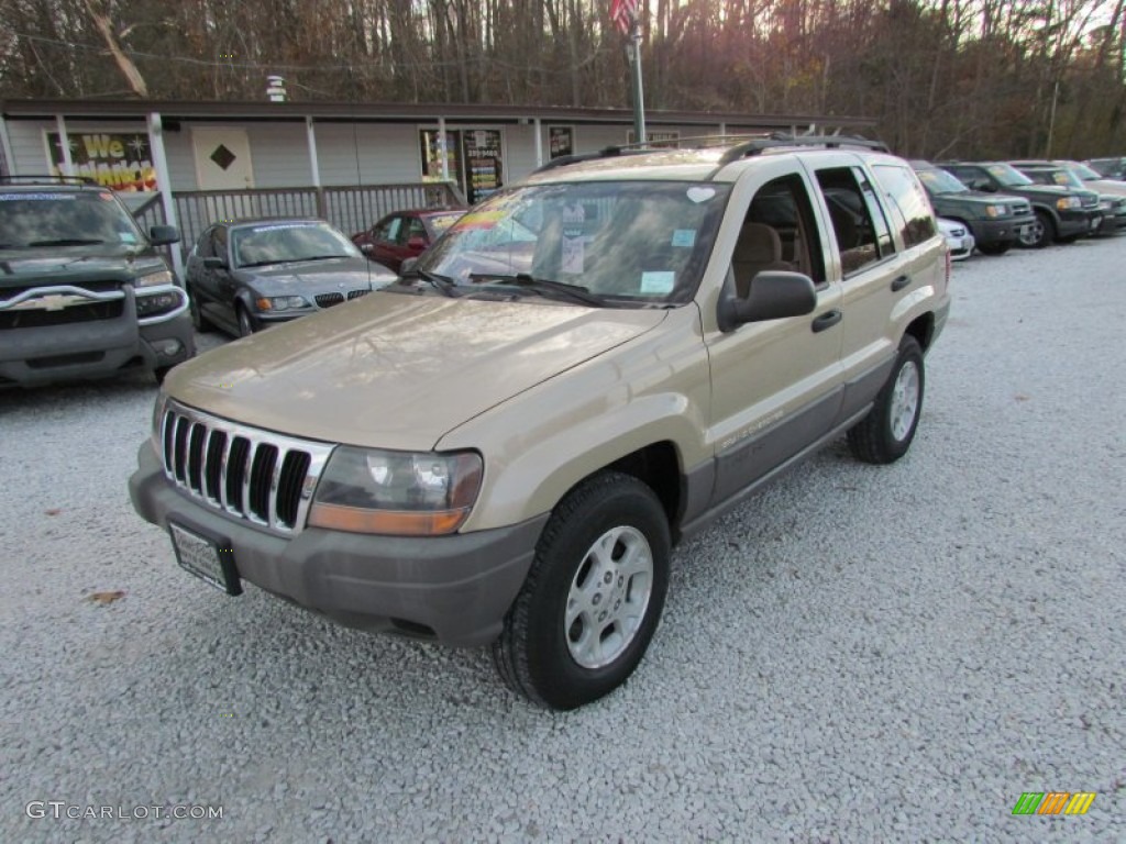 2000 Grand Cherokee Laredo 4x4 - Champagne Pearlcoat / Taupe photo #11