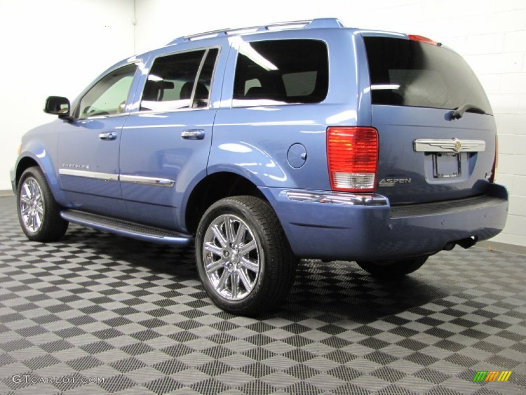 2008 Aspen Limited 4WD - Marine Blue Pearl / Light Graystone photo #2