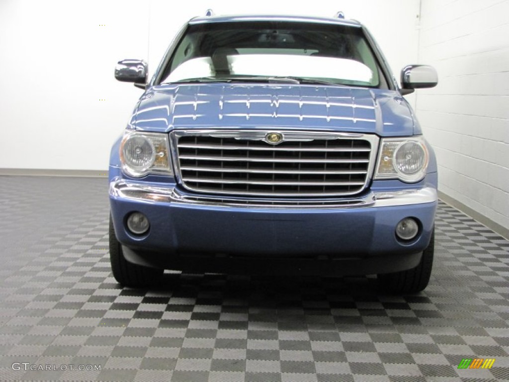 2008 Aspen Limited 4WD - Marine Blue Pearl / Light Graystone photo #3