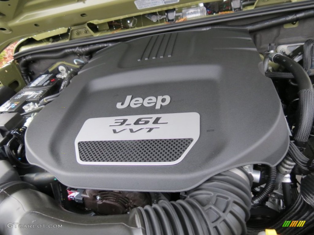 2013 Jeep Wrangler Sport 4x4 3.6 Liter DOHC 24-Valve VVT Pentastar V6 Engine Photo #73734959