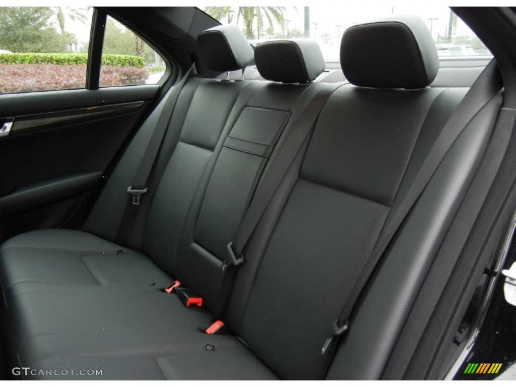 2010 Mercedes-Benz C 350 Sport Rear Seat Photos