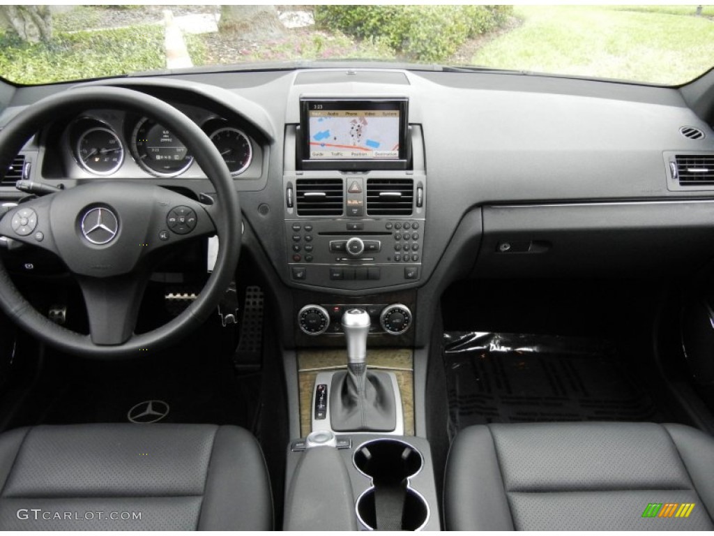 2010 Mercedes-Benz C 350 Sport Black Dashboard Photo #73735385