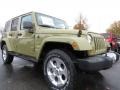 Commando Green 2013 Jeep Wrangler Unlimited Sahara 4x4 Exterior