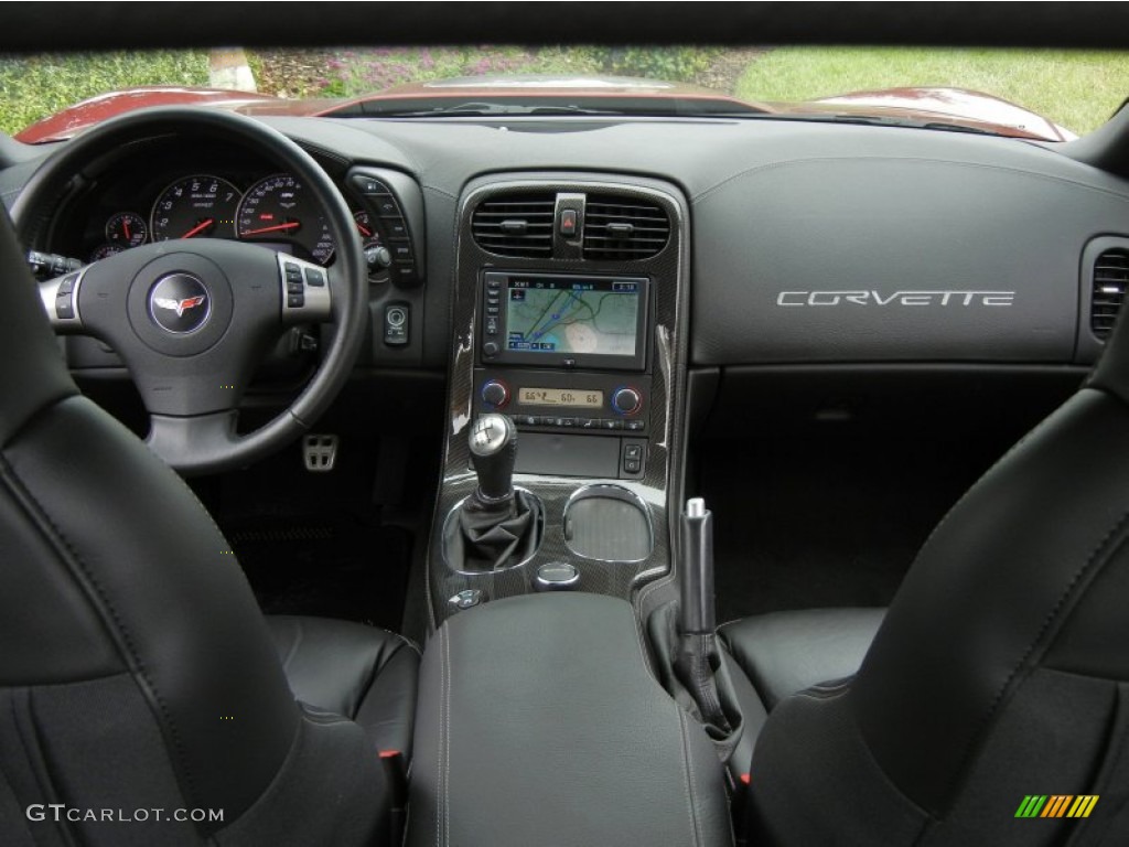 2010 Chevrolet Corvette ZR1 Ebony Black Dashboard Photo #73735877