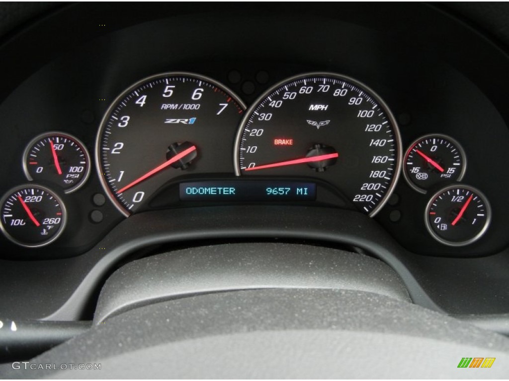 2010 Chevrolet Corvette ZR1 Gauges Photo #73735916