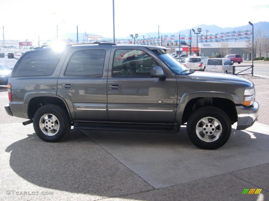 2002 Tahoe LT 4x4 - Medium Charcoal Gray Metallic / Medium Gray/Neutral photo #16