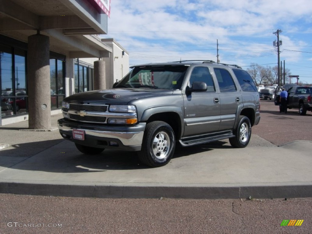 2002 Tahoe LT 4x4 - Medium Charcoal Gray Metallic / Medium Gray/Neutral photo #19