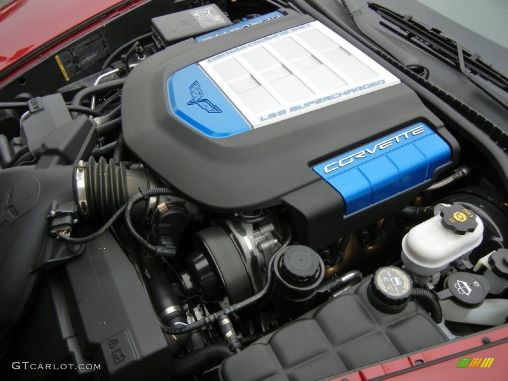2010 Chevrolet Corvette ZR1 6.2 Liter Supercharged OHV 16-Valve LS9 V8 Engine Photo #73736124