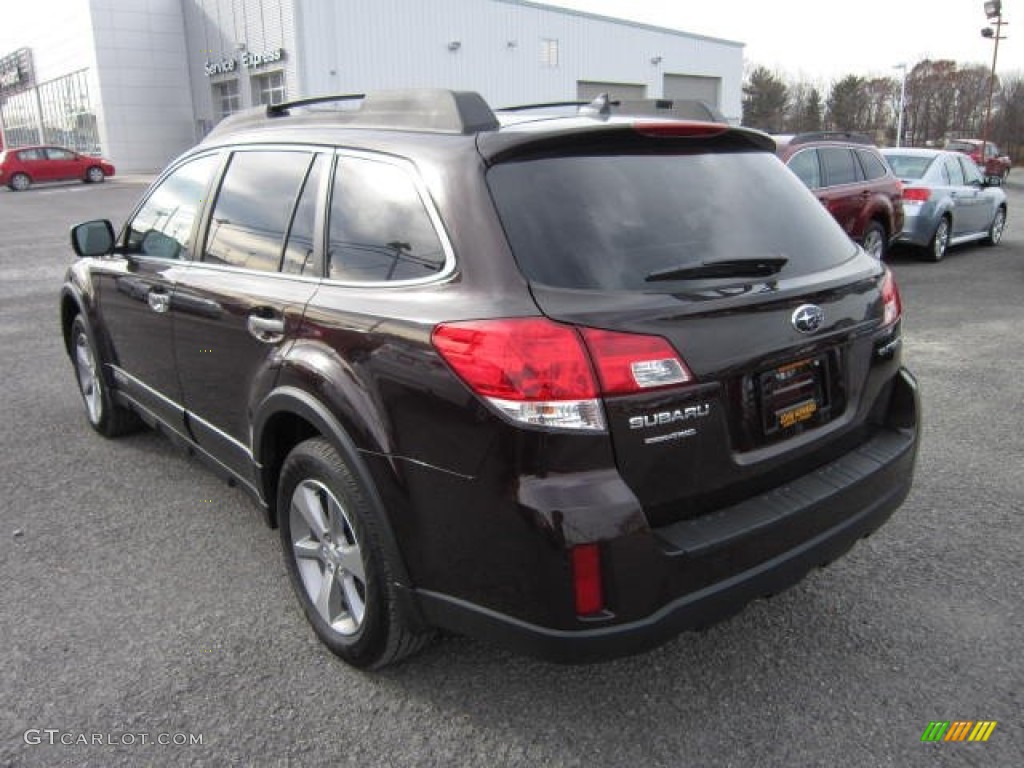2013 Outback 2.5i Limited - Brilliant Brown Pearl / Saddle Brown photo #4