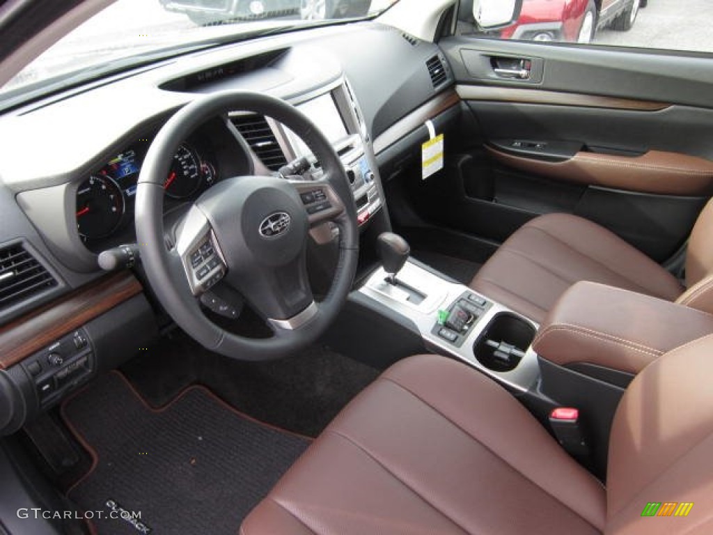 2013 Outback 2.5i Limited - Brilliant Brown Pearl / Saddle Brown photo #14