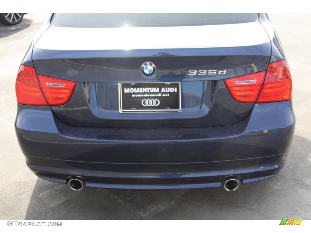 2011 3 Series 335d Sedan - Deep Sea Blue Metallic / Beige photo #4