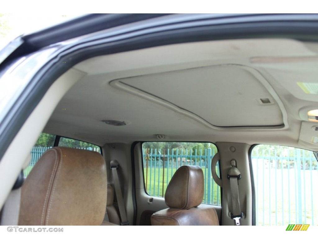 2005 F150 Lariat SuperCrew 4x4 - Dark Stone Metallic / Castano Brown Leather photo #82