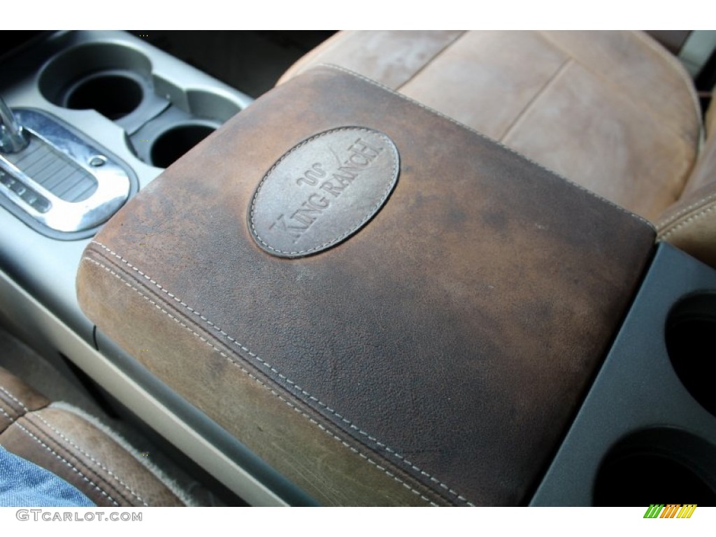 2005 F150 Lariat SuperCrew 4x4 - Dark Stone Metallic / Castano Brown Leather photo #101