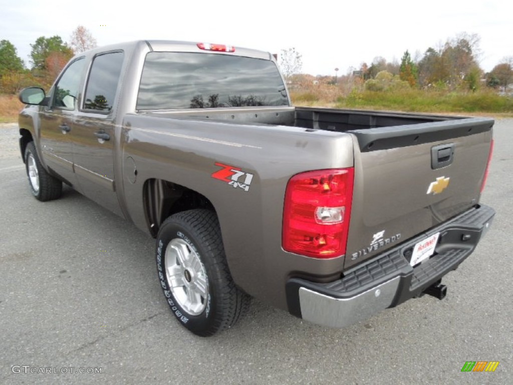 2013 Silverado 1500 LT Crew Cab 4x4 - Mocha Steel Metallic / Ebony photo #4