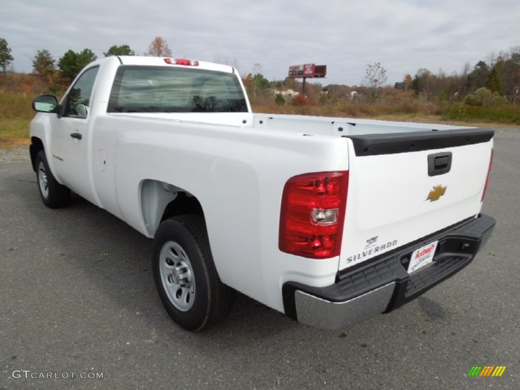 2013 Silverado 1500 Work Truck Regular Cab - Summit White / Dark Titanium photo #4