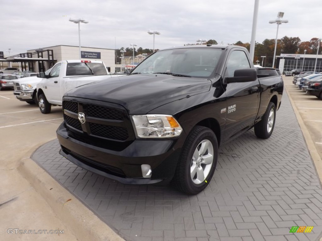 Black 2013 Ram 1500 Express Regular Cab Exterior Photo #73741421