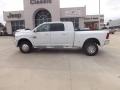 Bright White - Ram 3500 HD Laramie Longhorn Mega Cab 4x4 Dually Photo No. 2