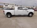 Bright White 2012 Dodge Ram 3500 HD Laramie Longhorn Mega Cab 4x4 Dually Exterior