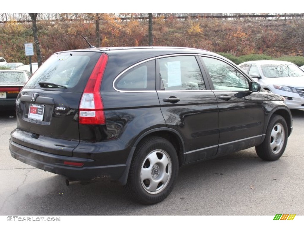 2010 CR-V LX AWD - Crystal Black Pearl / Black photo #5