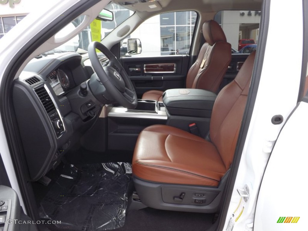 Dark Slate/Russet Interior 2012 Dodge Ram 3500 HD Laramie Longhorn Mega Cab 4x4 Dually Photo #73741793