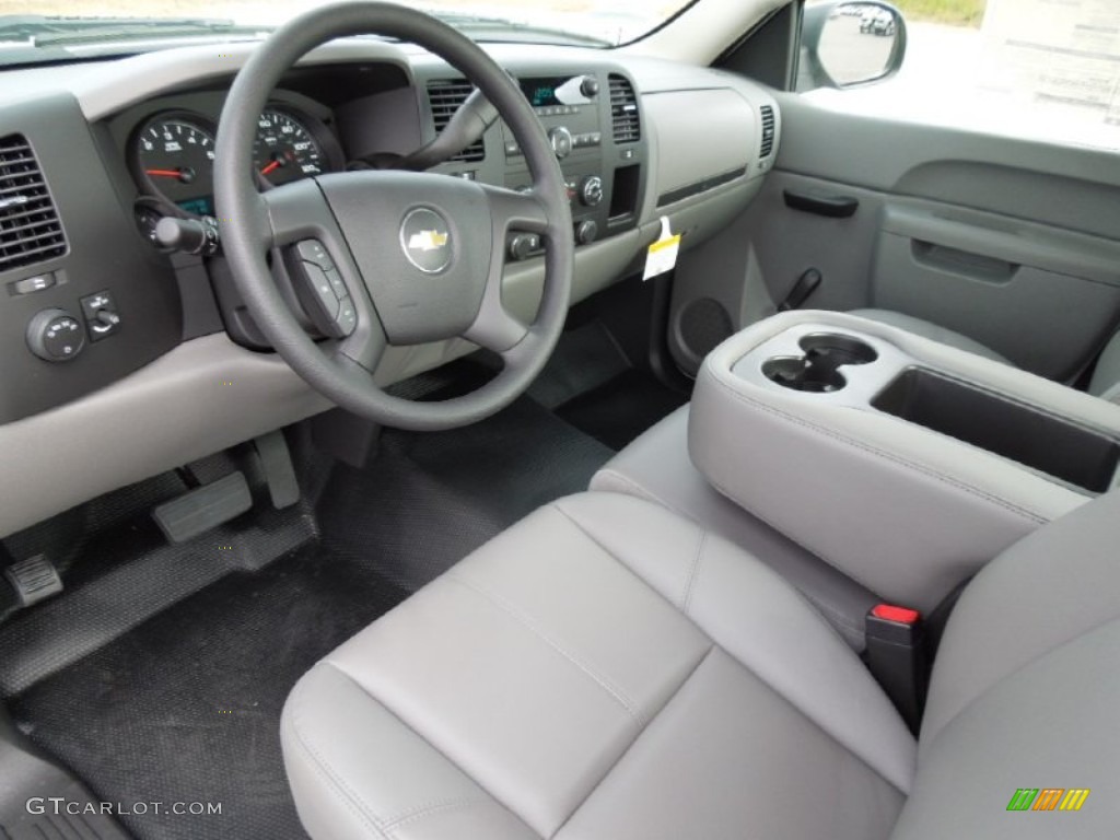 2012 Silverado 1500 Work Truck Regular Cab - Summit White / Dark Titanium photo #23