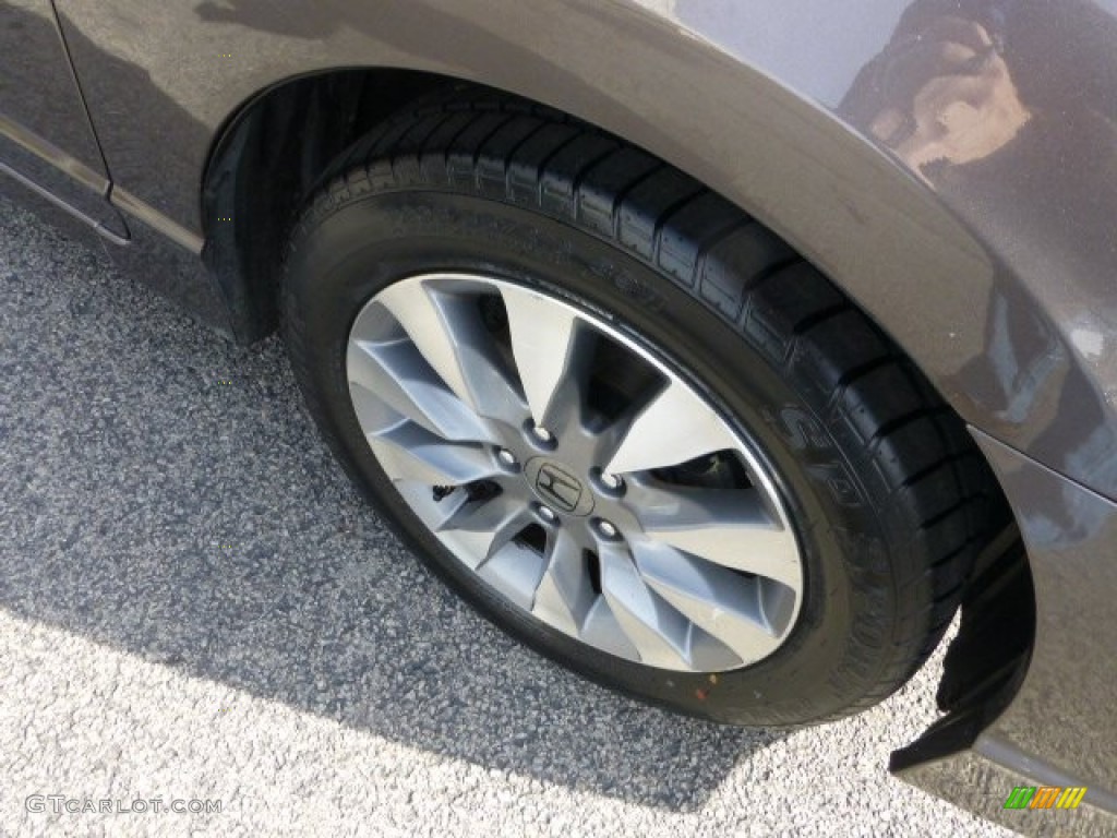 2010 Civic EX Sedan - Urban Titanium Metallic / Beige photo #9
