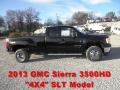 Onyx Black - Sierra 3500HD SLT Extended Cab 4x4 Dually Photo No. 1