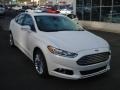 Front 3/4 View of 2013 Fusion Hybrid SE