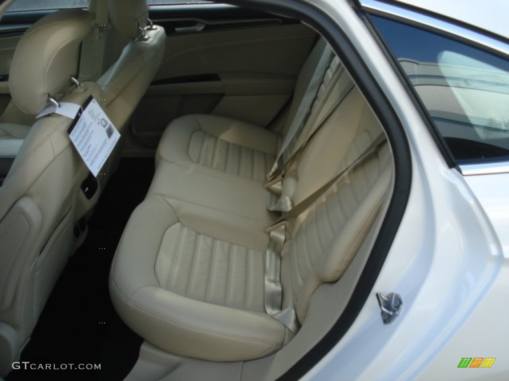 2013 Ford Fusion Hybrid SE Rear Seat Photo #73744073