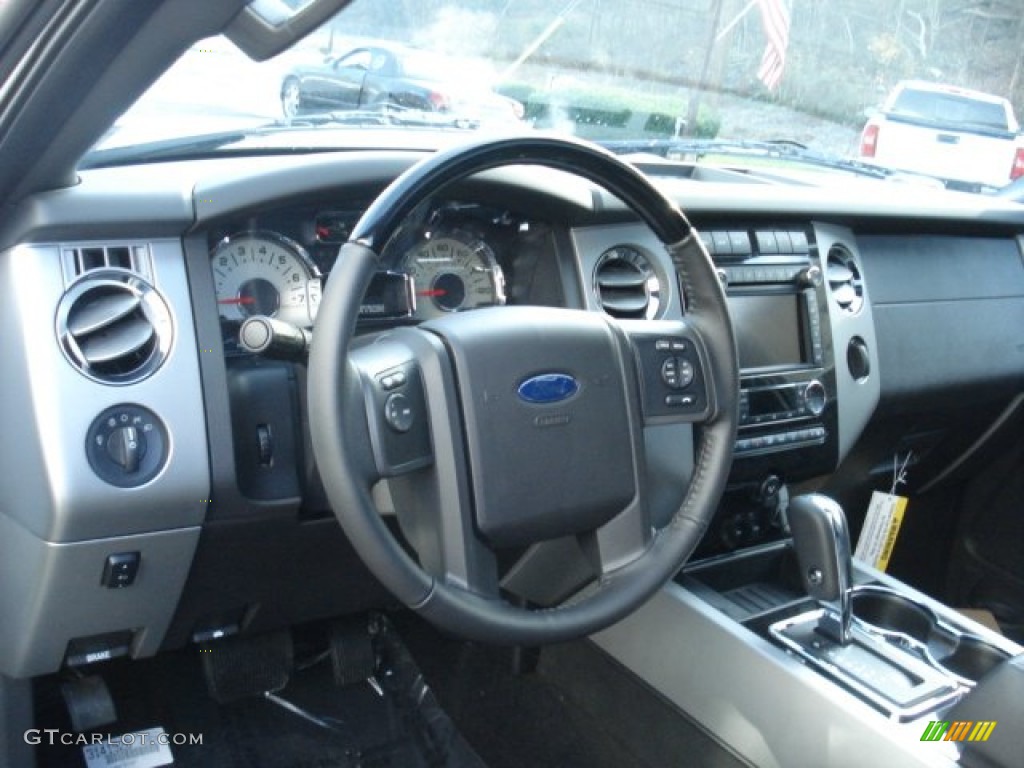 2013 Ford Expedition EL Limited 4x4 Charcoal Black Dashboard Photo #73744316