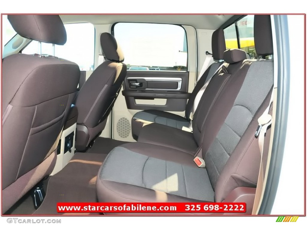 2013 1500 Lone Star Crew Cab - Bright White / Canyon Brown/Light Frost Beige photo #20
