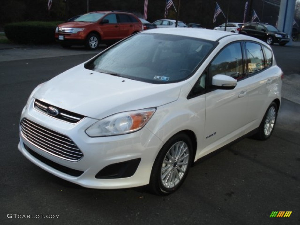 White Platinum 2013 Ford C-Max Hybrid SE Exterior Photo #73744501