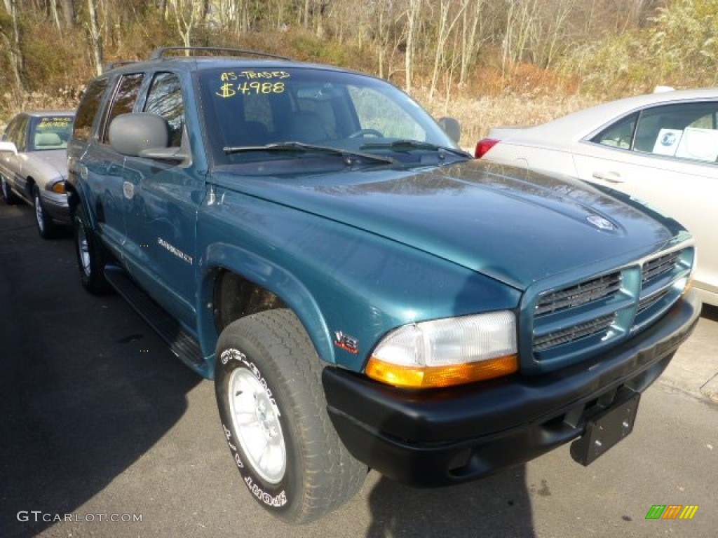 2000 Durango SLT 4x4 - Aquamarine Metallic / Agate Black photo #1