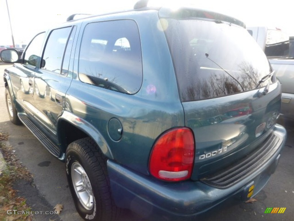 2000 Durango SLT 4x4 - Aquamarine Metallic / Agate Black photo #3