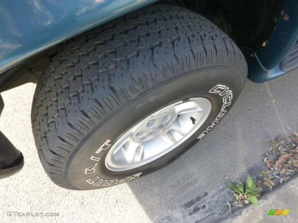 2000 Durango SLT 4x4 - Aquamarine Metallic / Agate Black photo #6