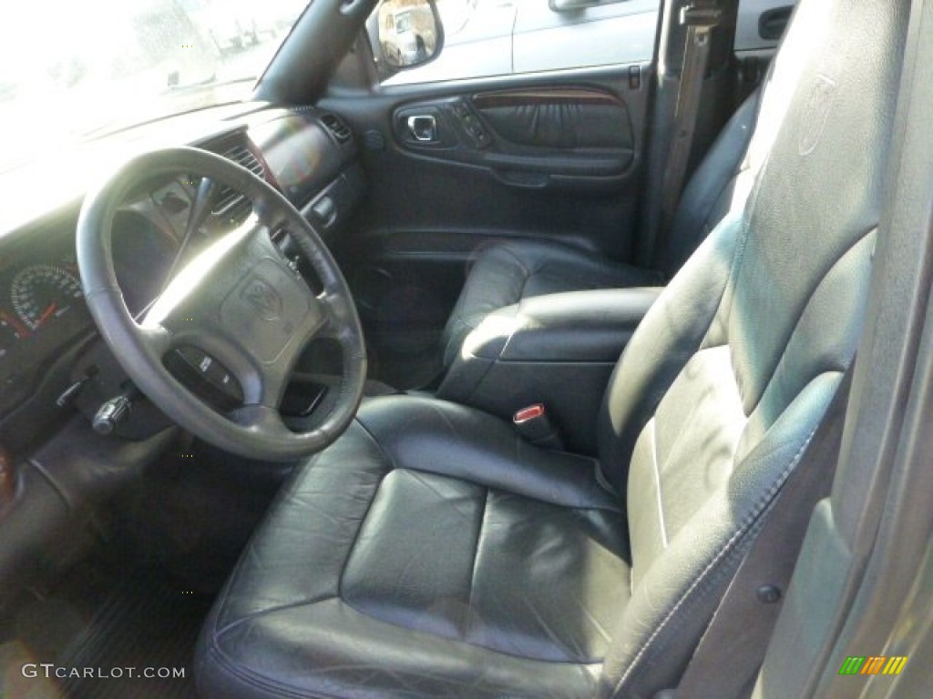 2000 Durango SLT 4x4 - Aquamarine Metallic / Agate Black photo #7