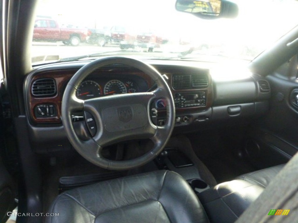 2000 Durango SLT 4x4 - Aquamarine Metallic / Agate Black photo #9